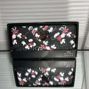 DISNEY Mickey and Minnie Mouse Large Wallet